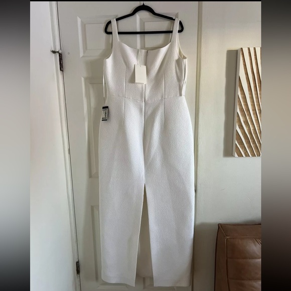 Emilia Wickstead Bridal Cloque Column Wedding Gown UK18 US14 NWT Retail $4200 - Picture 10 of 15